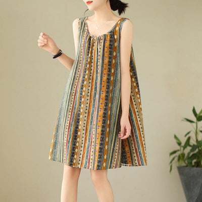 Summer Loose Casual A-Line Sleeveless Mini Dress