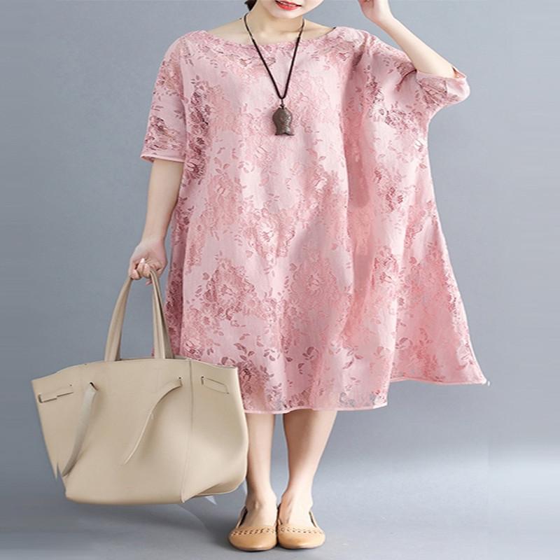 Summer Loose Lace Two-piece Dress April 2021 New-Arrival 