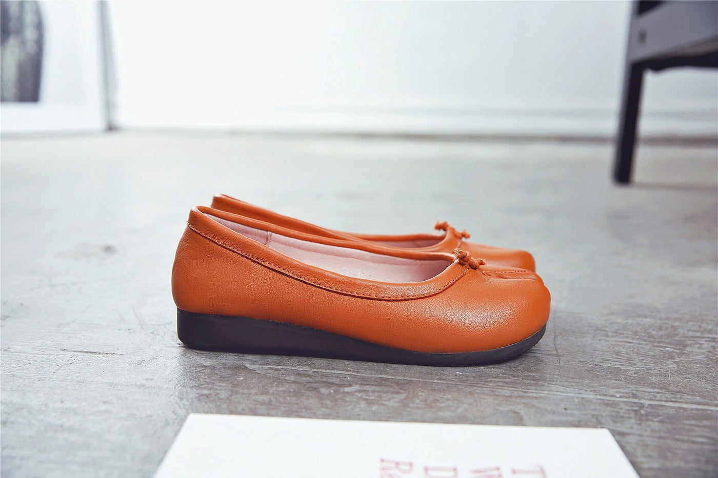 Summer New Retro Leather Soft Bottom Shoes 2019 Jun New 