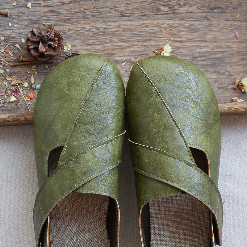 Summer Women Retro Handmade Cotton Linen Casual Shoes