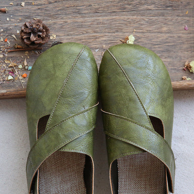 Summer Women Retro Handmade Cotton Linen Casual Shoes Jul 2022 New Arrival 