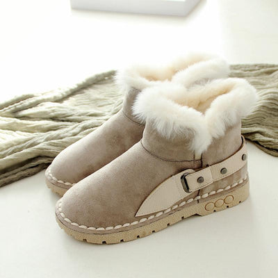 Super Warm Fur Winter Snow Boots