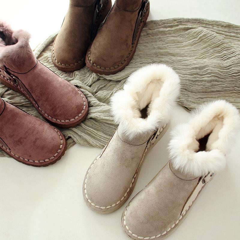 Supper Warm Fur Winter Snow Boots