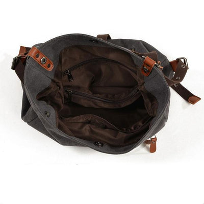 Versatile Canvas Casual Shoulder Bag Backpack - Babakud