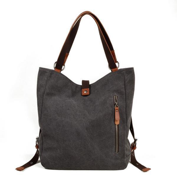 Versatile Canvas Casual Shoulder Bag Backpack