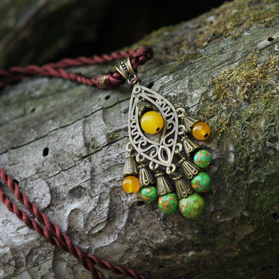 Vintage Alloy Ethnic Boho Style Necklace