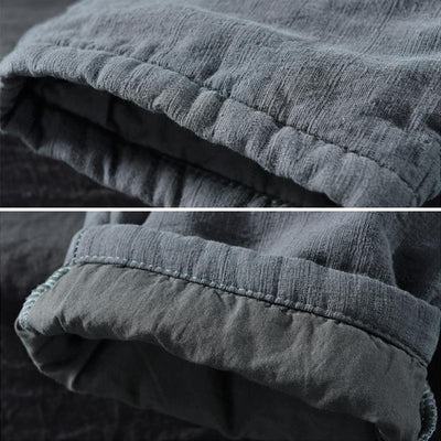 Vintage Winter Cotton Padded Warm Harem Pants