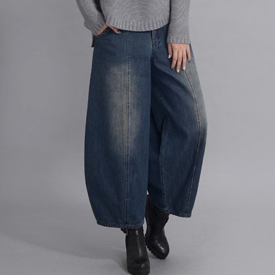 Washed Bloomers Jeans 2019 November New M Blue 