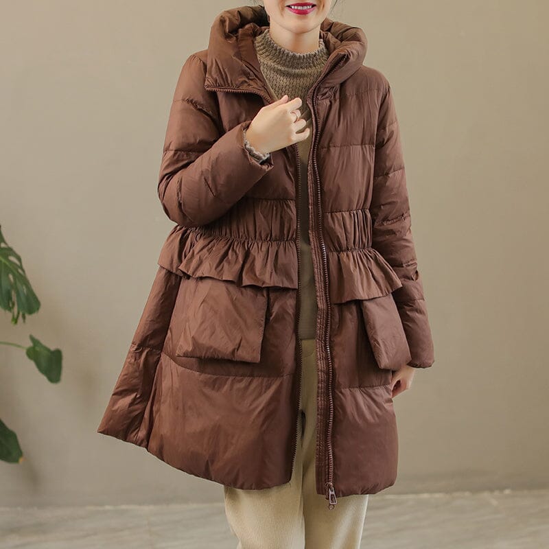 Winter Casual Extra Thick Hoodie Warm Down Coat