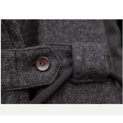 Winter Loose Drop-shoulder Woolen Coat