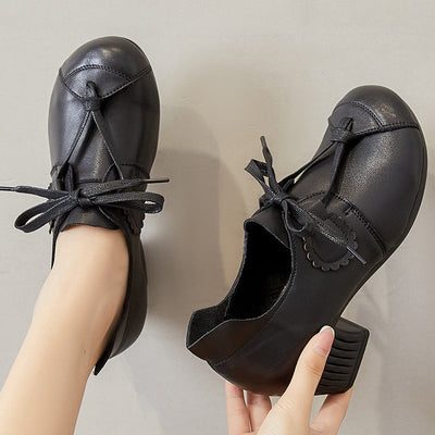 Women Autumn Soft Retro Leather Casual Shoes Aug 2022 New Arrival 