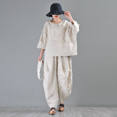 Women Casual Loose Linen Harmen Pants Trousers May 2020-New Arrival 
