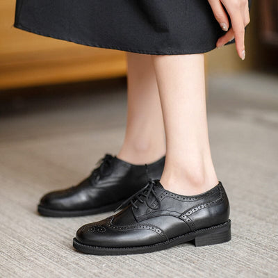 Women Clossic Minimalist Leather Casual Shoes