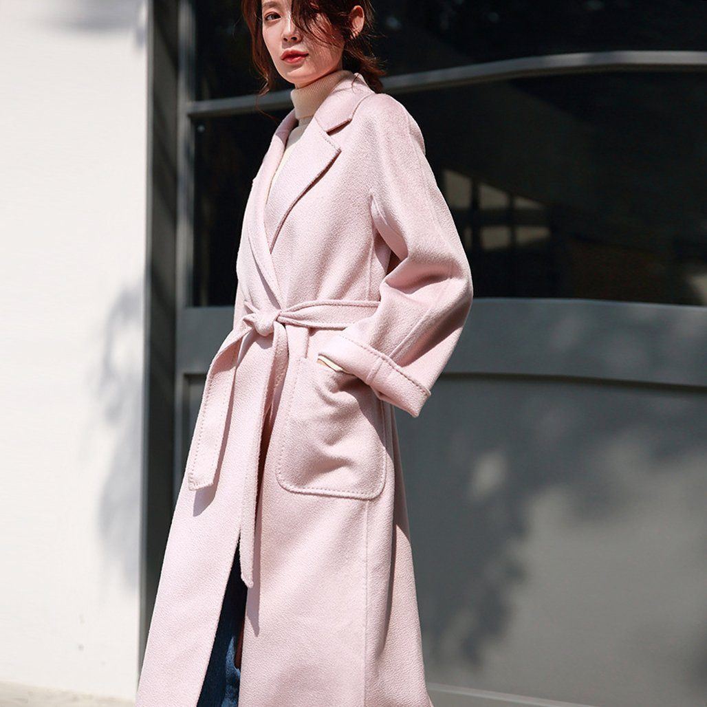 Women Double-Sided Woolen Coat 2019 New December 