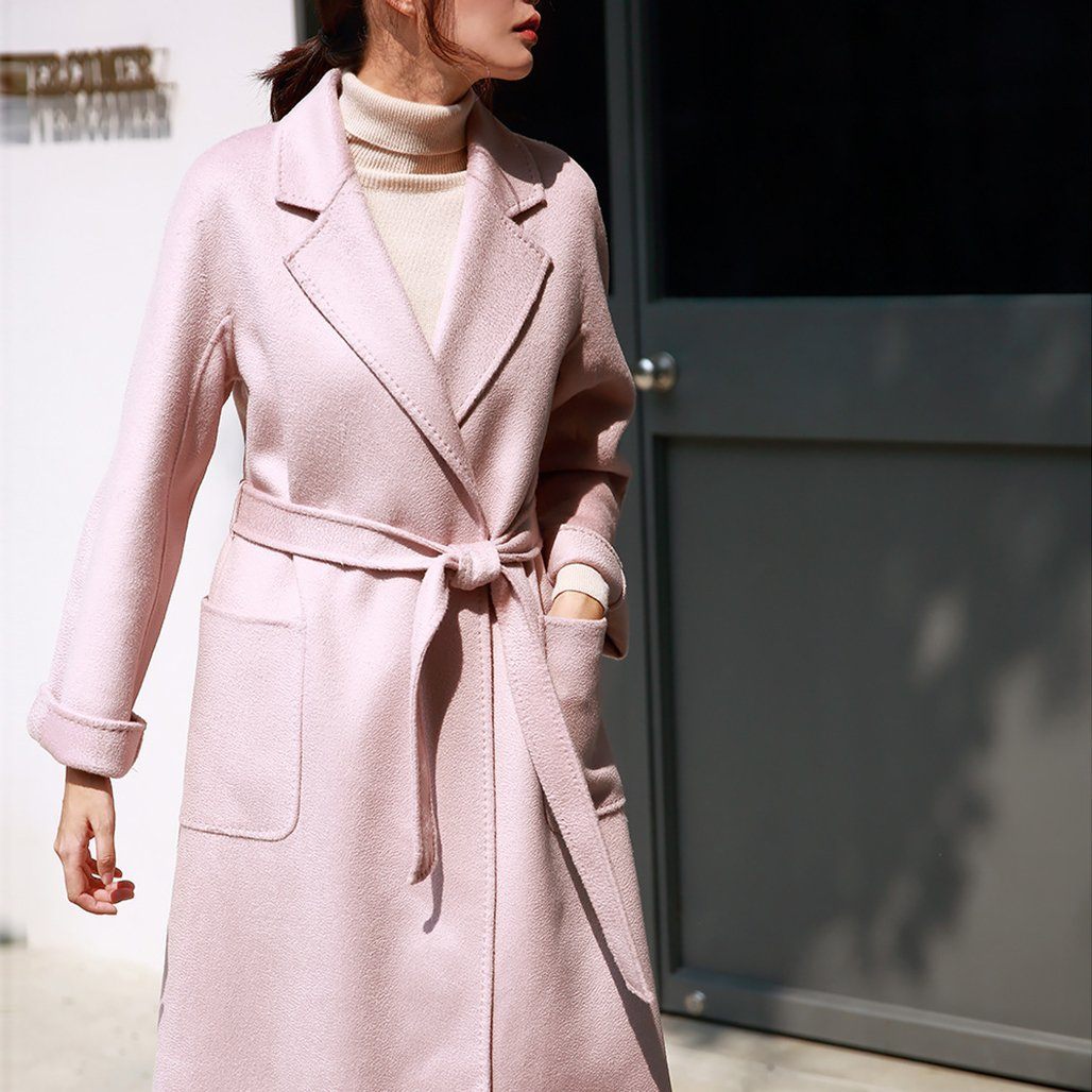 Women Double-Sided Woolen Coat