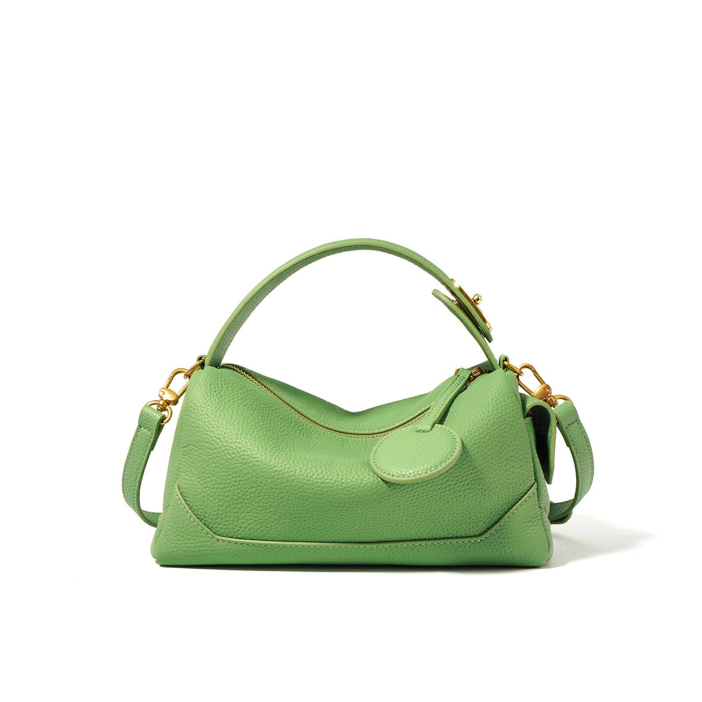 Women Fashion Casual Minimalist Leather Shoulder Bag Jul 2023 New Arrival Green 