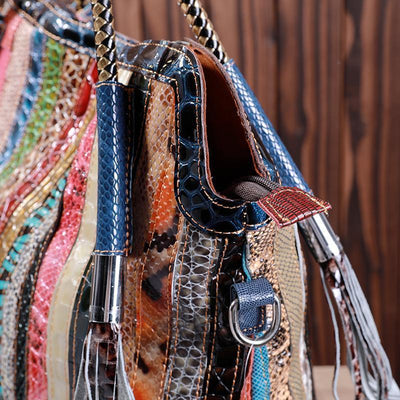 Women Fashion Western Style Colorful Handbag ACCESSORIES 