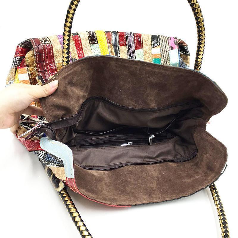 Women Fashion Western Style Colorful Handbag