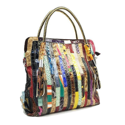 Women Fashion Western Style Colorful Handbag ACCESSORIES 