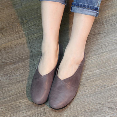 Women Platform Paneled Casual Flat Shoes 2019 May New 35 Deep Gray 