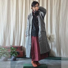 Women Retro Autumn Loose Linen Overcoat – Babakud