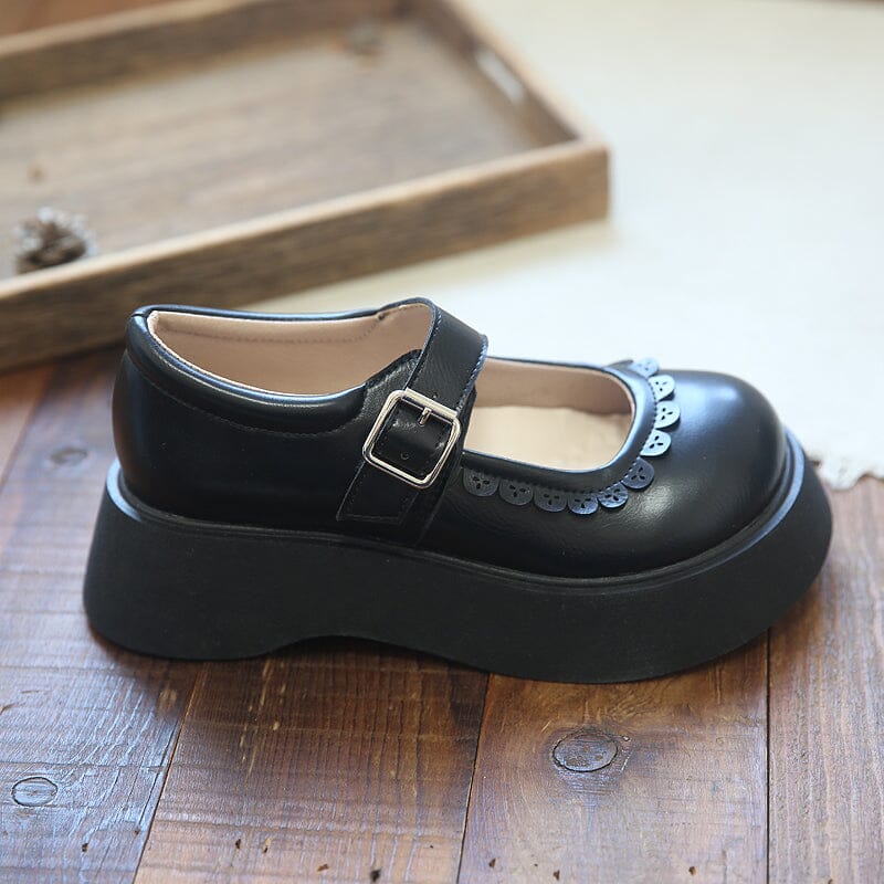 Women Retro Casual Thick Soled Loafers