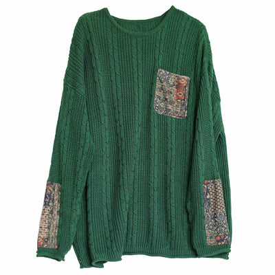 Women Retro Cotton Knitted Autumn Pullover Sweater Sep 2022 New Arrival 