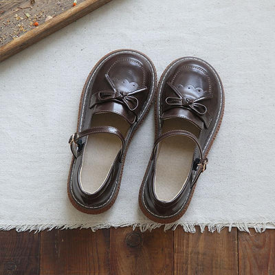 Women Retro PU Cute Casual Shoes July 2021 New-Arrival 35 Brown 