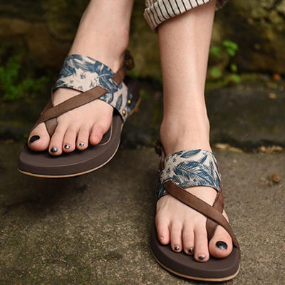 Women Rome Retro Casual Low Heel Sandals 2019 May New 