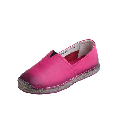 Women Spring Leather Handamde Casual Shoes Feb 2023 New Arrival 
