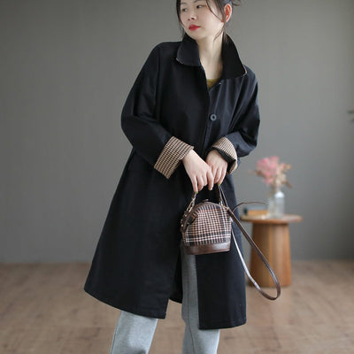 Women Spring Loose Casual Overlength Jacket Feb 2023 New Arrival 