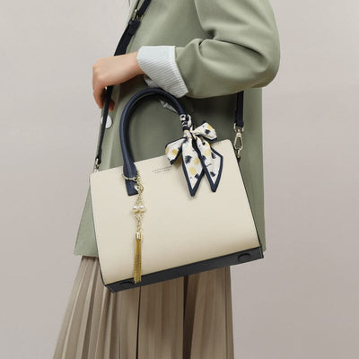 Women Stylish Fashion Cowhide Tote Shoulder Bag