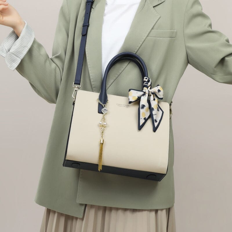 Women Stylish Fashion Cowhide Tote Shoulder Bag