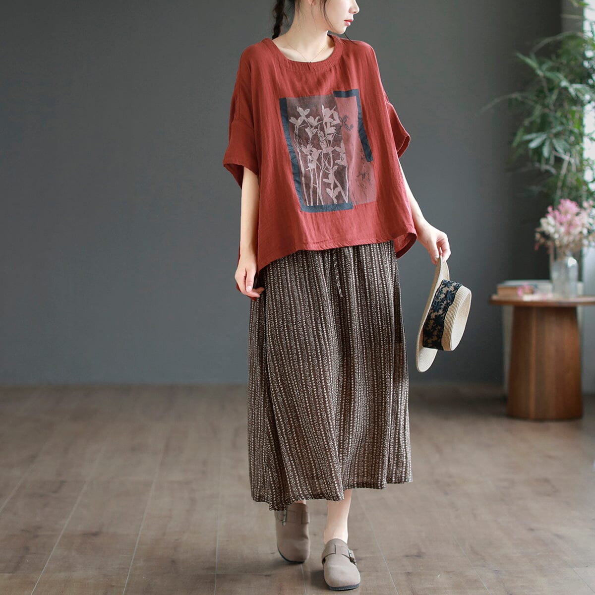 Women Summer Casual Loose Cotton T-Shirt Plus Size May 2023 New Arrival 