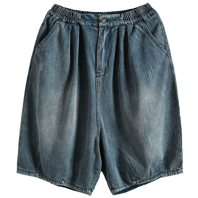 Women Summer Casual Loose Denim Shorts