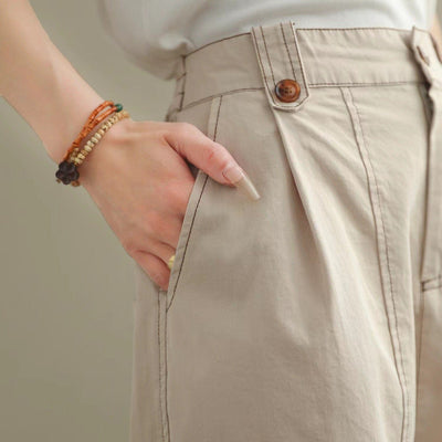 Women Summer Casual Minimalist Loose Shorts