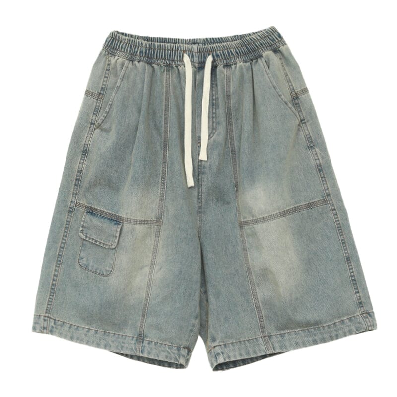 Women Summer Casual Solid Denim Shorts