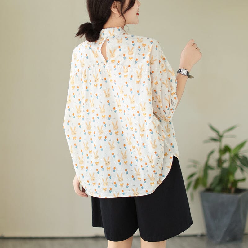 Women Summer Fashion Loose Casual Blouse Jul 2023 New Arrival 