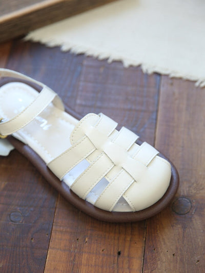 Women Summer Flat Casual Leather Sandals