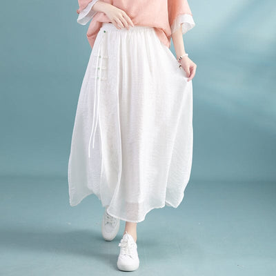 Women Summer Loose Casual A-Line Skirt May 2023 New Arrival 