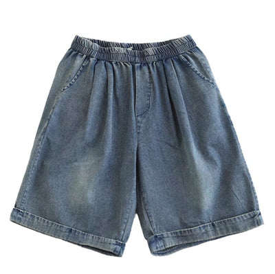 Women Summer Loose Casual Denim Shorts May 2023 New Arrival 