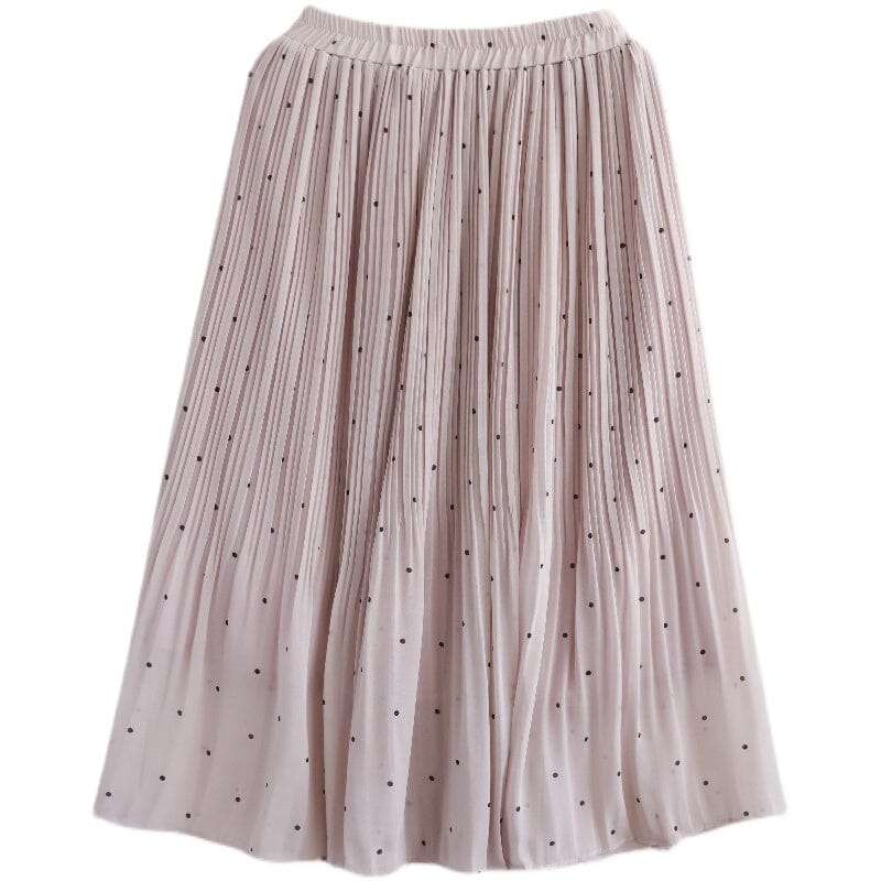Women Summer Loose Casual Dots Skirts