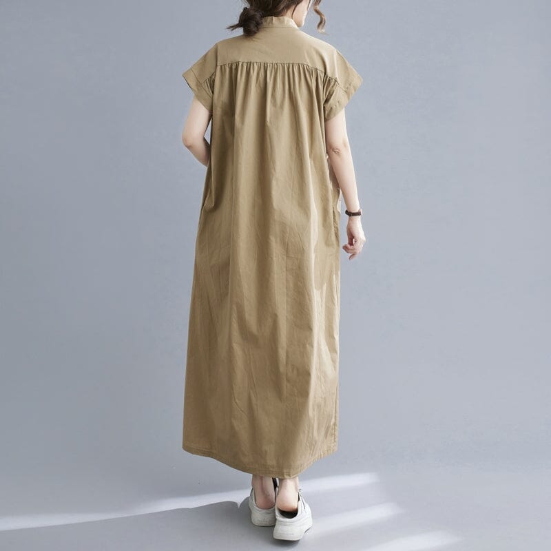 Women Summer Minimalist Casual Loose Dress
