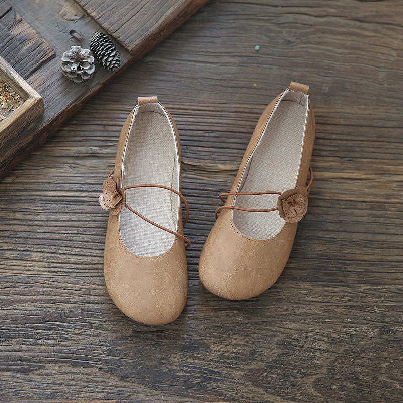 Women Summer Retro Cotton Linen Casual Shoes May 2022 New Arrival 35 Camel 