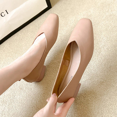 Women Summer Retro Soft Leather Wedge Casual Shoes (34-40)