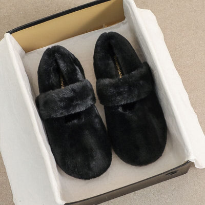 Women Winter Solid Furred Casual Shoes
