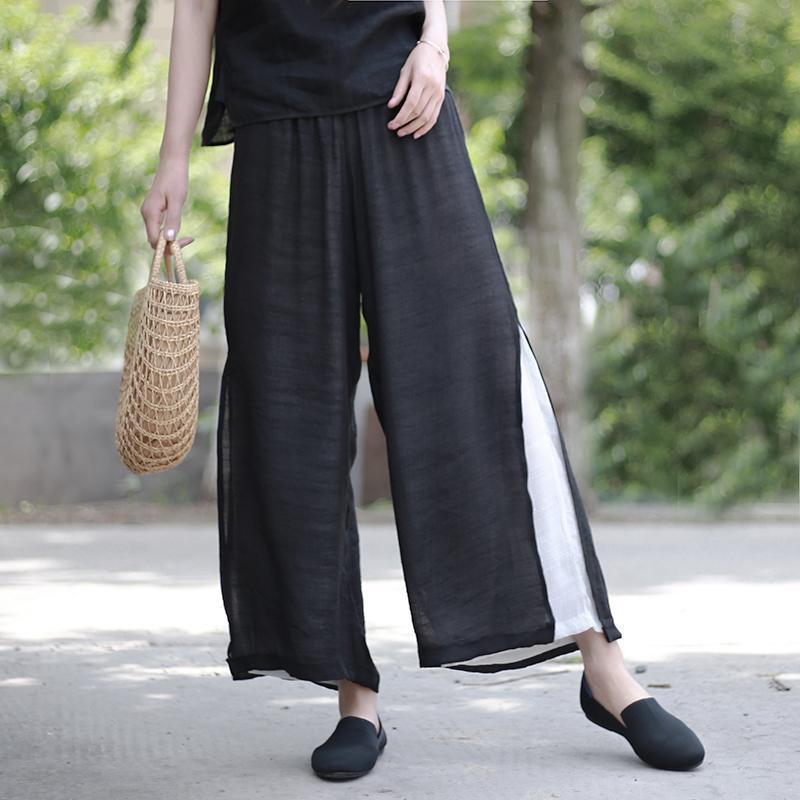 Women's Summer Double-Layer Wide-Leg Loose Casual Pants 2019 May New 