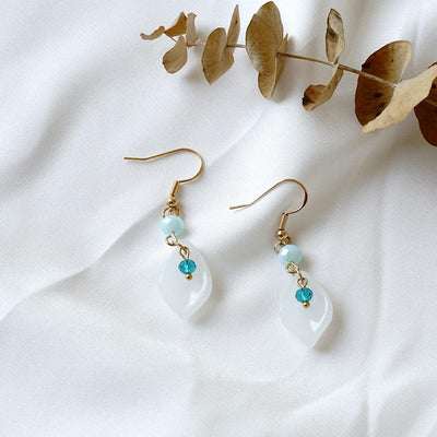 Women's Vintage Glass and Pearl Earrings ACCESSORIES White 